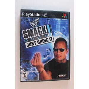 WWF Smackdown Just Bring It (Sony Playstation 2 PS2) Authentic, complete, Tested